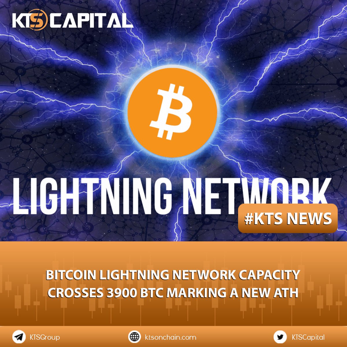 KtsCapital's tweet photo. The @Bitcoin Lightning Network capacity attained an all-time high of 3915.776 #BTC, as evidenced by data from Bitcoin Visuals, displaying a commitment to the cause of improving BTC transaction speeds and reducing fees over the layer-2 protocol.
https://t.co/UrzbmH7ll3 https://t.co/jjmBGfecTg