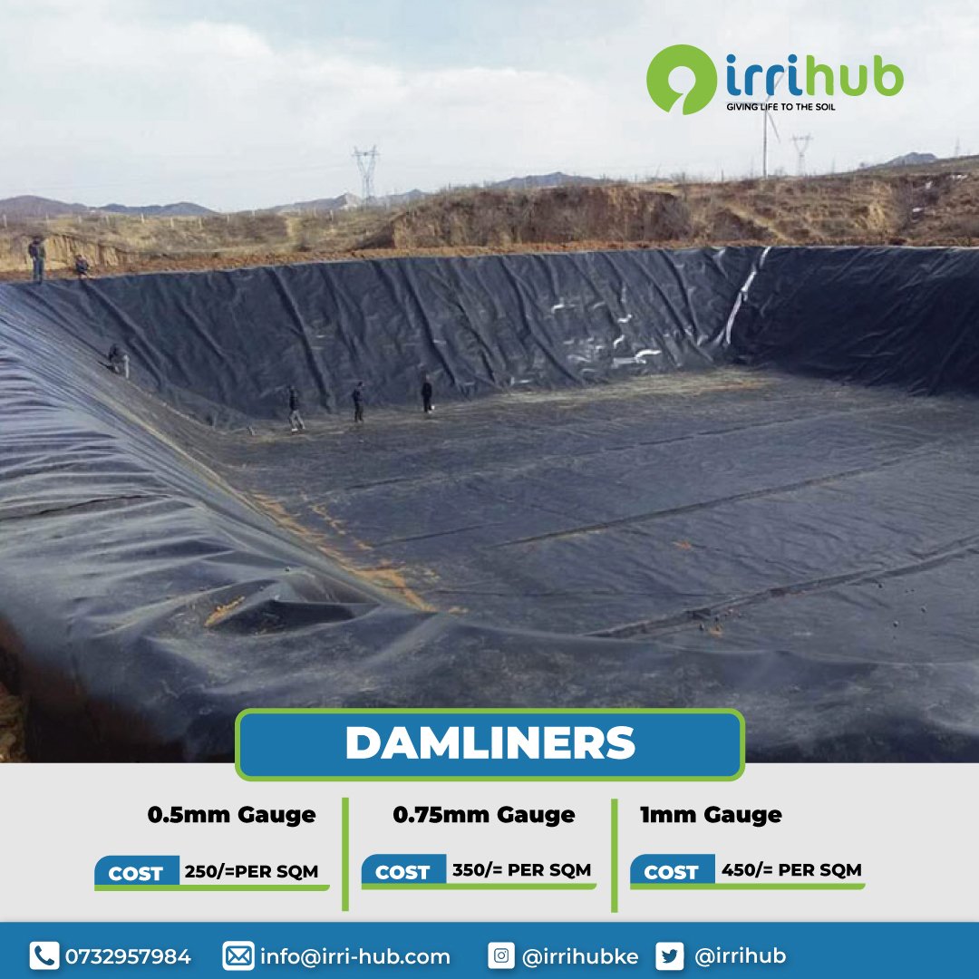 IrriHub's tweet photo. Water harvesting this rainy season is what will help you in the near future.
Get your #waterpans ready and call us to cover them with liners to prevent seeping of water to the ground!
Info@irri-hub.com | 0732957984 | 0112148880
#rainwaterharvesting #rainwater #damliners https://t.co/HplzFEKOTN
