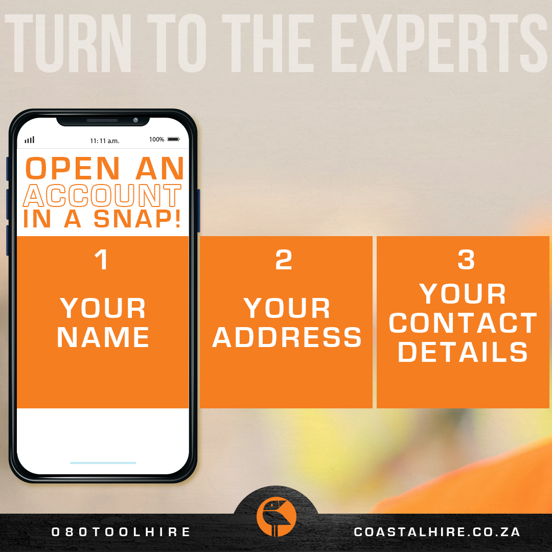 CoastalHire's tweet photo. Opening an account at Coastal Hire is as easy as 1, 2, 3!β
All we need is:β
- Your Nameβ
- Your addressβ
- Your contact detailsβ
#CoastalHire #TurnToTheExperts https://t.co/T6yvgbx2vC