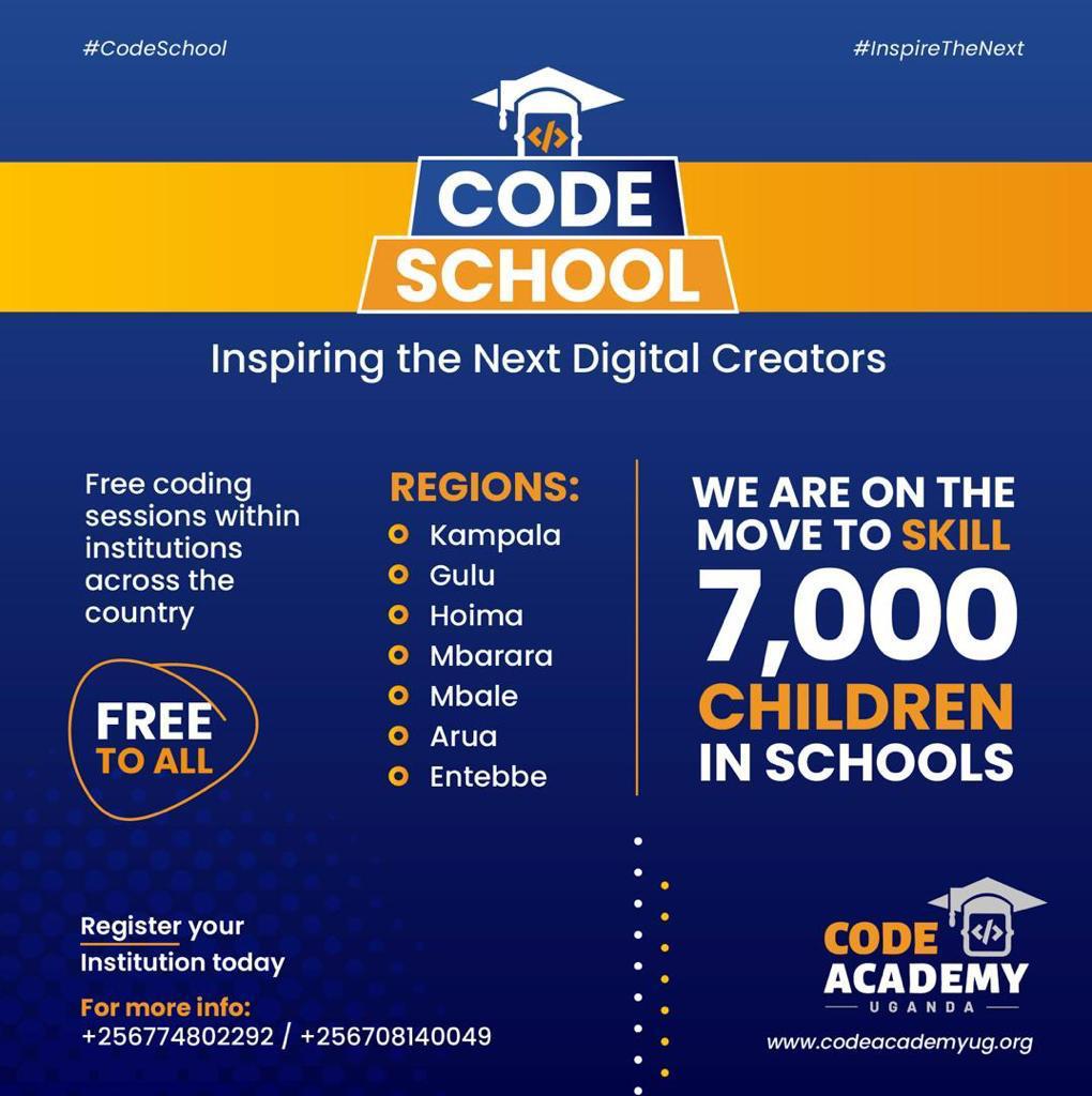kyomuhendoesth4's tweet image. Code Academy Uganda is an organization that focuses on the foundational upbringing of children in the digital space while addressing key narratives like digital creation rather than consumption.
#CodeSchool
#CodeAcademyUganda
#FreeCodeClasses
#PrimarySchoolsInKampala
