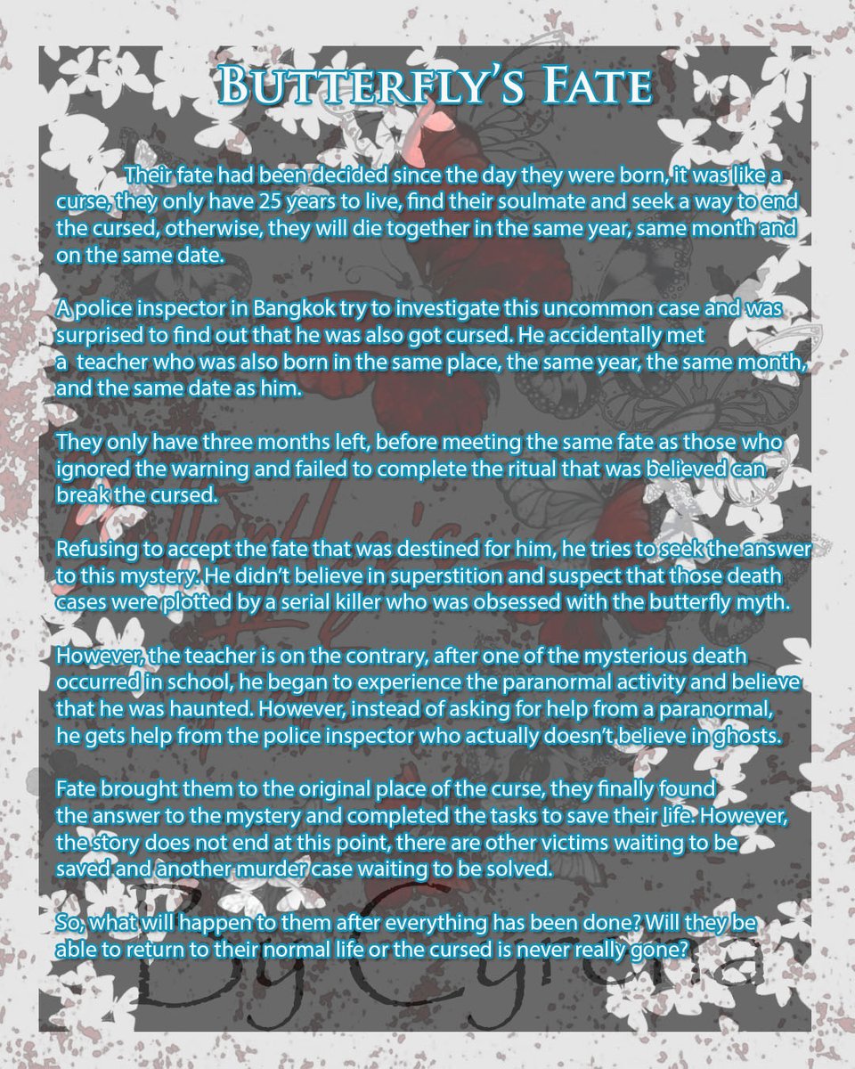Cyrena051129's tweet photo. Hi, I am Cyrena. I'm used to writing on Wattpad and this is one of my favorite story collections.

You can read the whole story at Wattpad or have the book for collection by following the @Rabbitpublisher account

#fanfiction #SingtoPrachaya #novel #ThaiBL #Wattpad https://t.co/aojlD8sMzJ