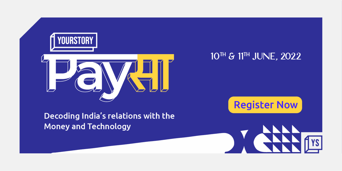 YourStory_Hindi's tweet photo. पैसे और तकनीक के साथ भारत का क्या रिश्ता है? इस बात को समझें @YourStoryCo के #Paysa इवेंट में, 10-11 जून.यहां बात होगी लगातार हो रहे भारत के आर्थिक विकास की. कैसे तकनीक विकास में मददगार है.भारत में #Fintech, #BFSI इंडस्ट्री का भविष्य कैसा है?रजिस्टर करें https://t.co/YmvNvW1IIN https://t.co/JTCGFZvY6W