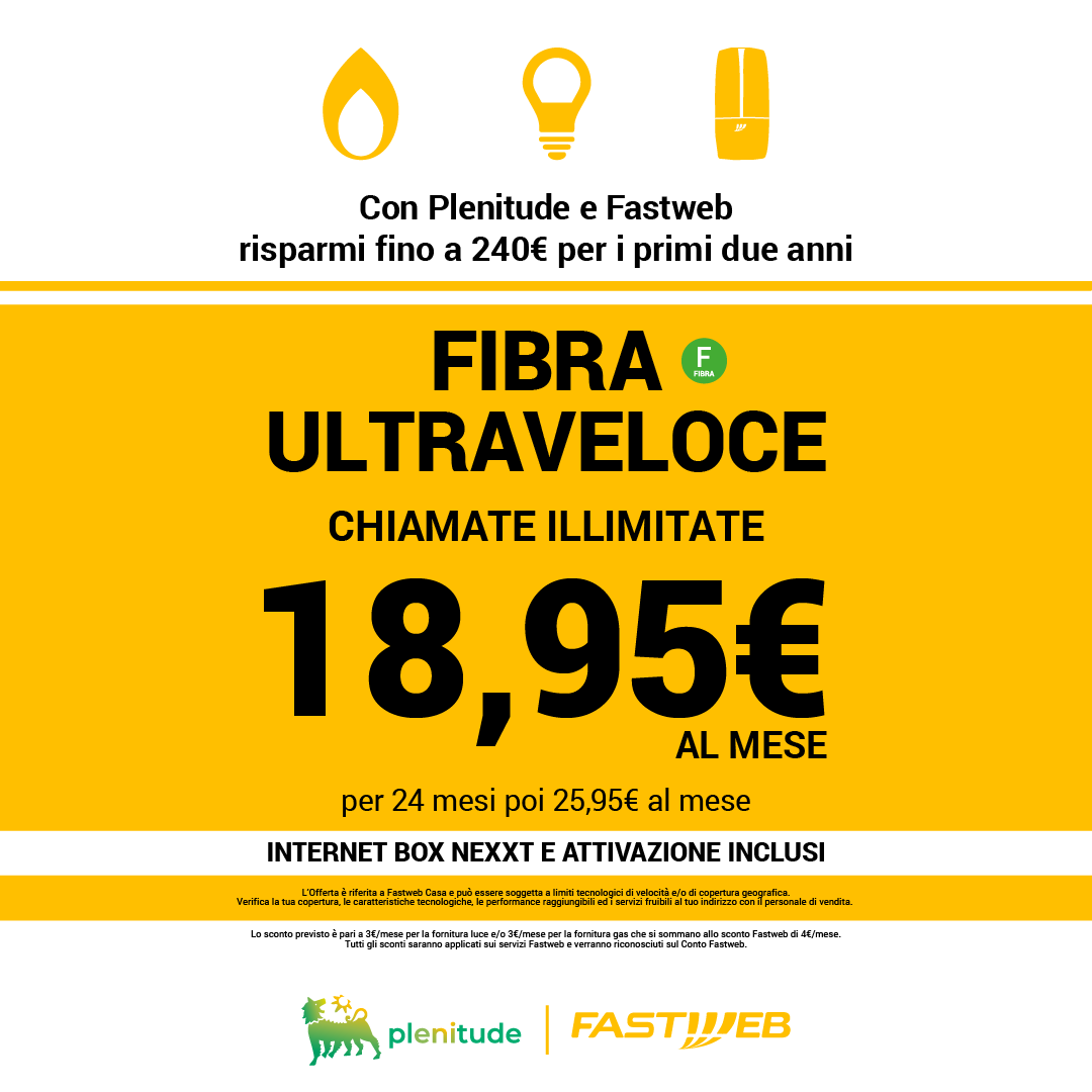PistoiaStore's tweet photo. Internet + energia per la tua casa con Fastweb e Plenitude: scopri l’offerta in tutti i nostri store! https://t.co/7tM400UpZx

#fastweb #plenitude #risparmio #promozione #novità #energia #toscana #pistoia #green #viareggio https://t.co/bUAQV5f5pj