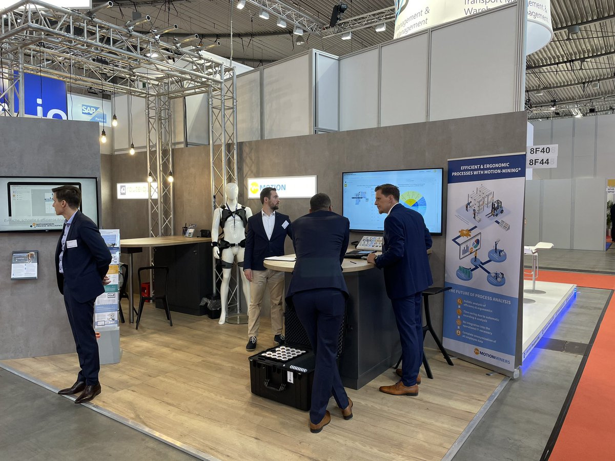 MotionMiner's tweet photo. Hello aus Stuttgart! @LogiMAT_Messe
Kommt vorbei und lernt #motionmining aus nächster Nähe kennen 🙂 https://t.co/4s77HEsy3z