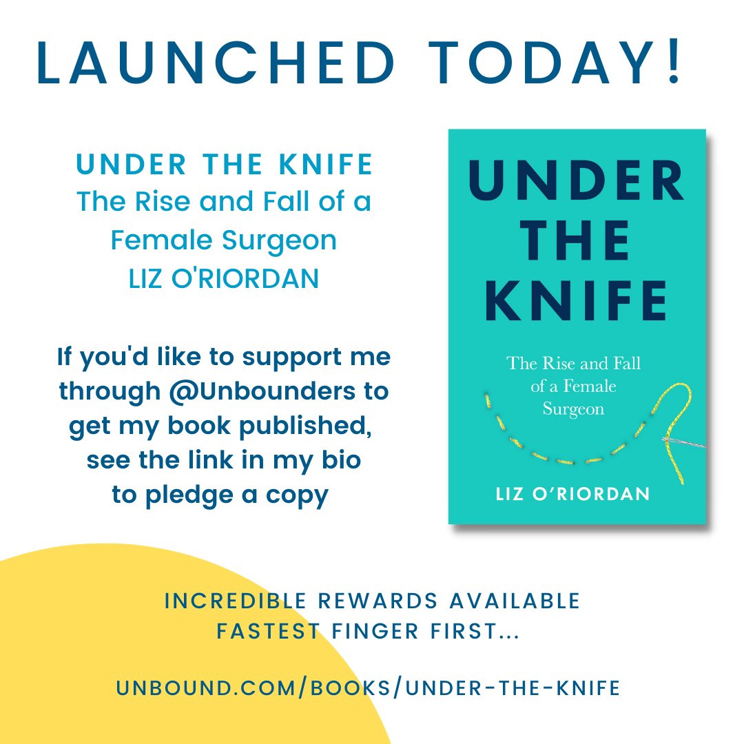 Liz_ORiordan's tweet photo. I need your help! I'm launching a campaign with @Unbounders to crowdfund my memoir, Under The Knife.
I'm offering crazy things like a dress and my sourdough starter.
https://t.co/eztKq8n5nw
It would mean the world to me if you were able to make this book a reality
Please RT x https://t.co/fO94DmUQx1
