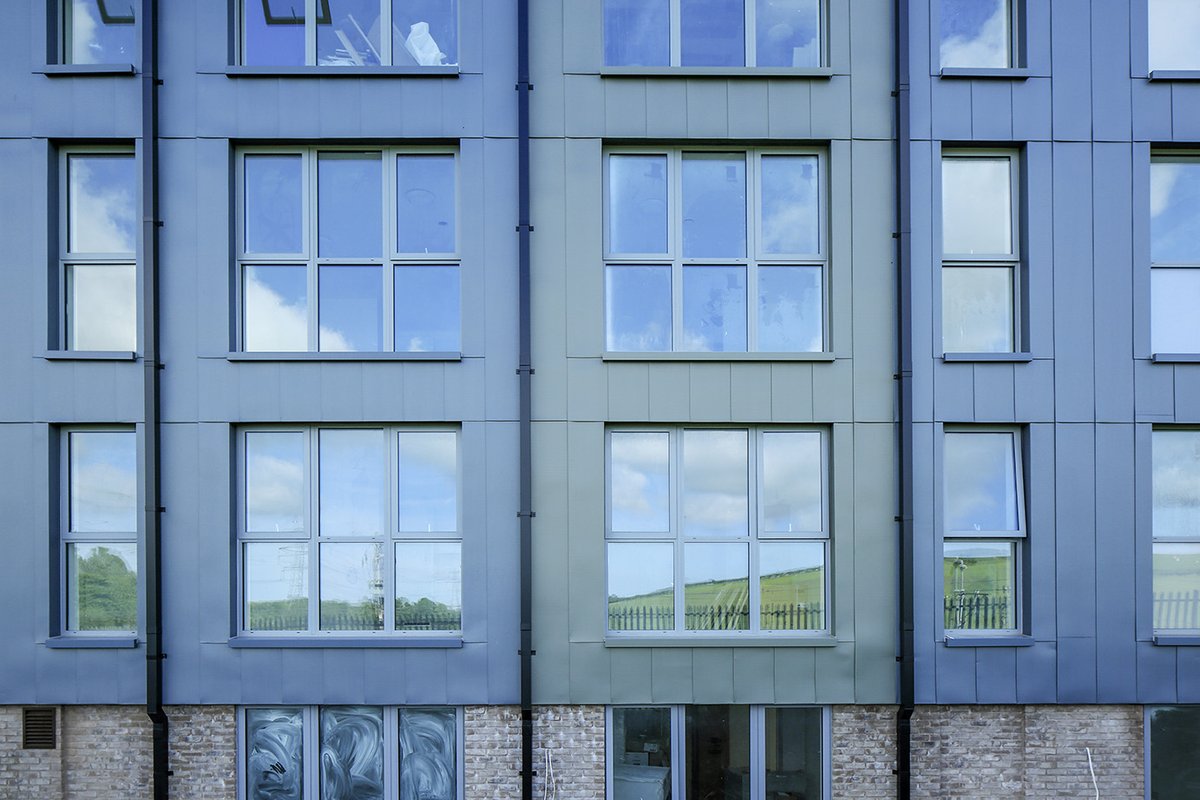 LongworthFacade's tweet photo. Thanks to @VMZINCUK and Paul Kozlowski from Photo Architecture for sending over these fabulous images of our recently completed work at Filterhouse Studios in Lancaster.

On this project the zinc coils were supplied by @ALM_ALMHM 

#vmzincuk #photoarchitecture #zinc #pigmentozinc https://t.co/eeUeCReqiI