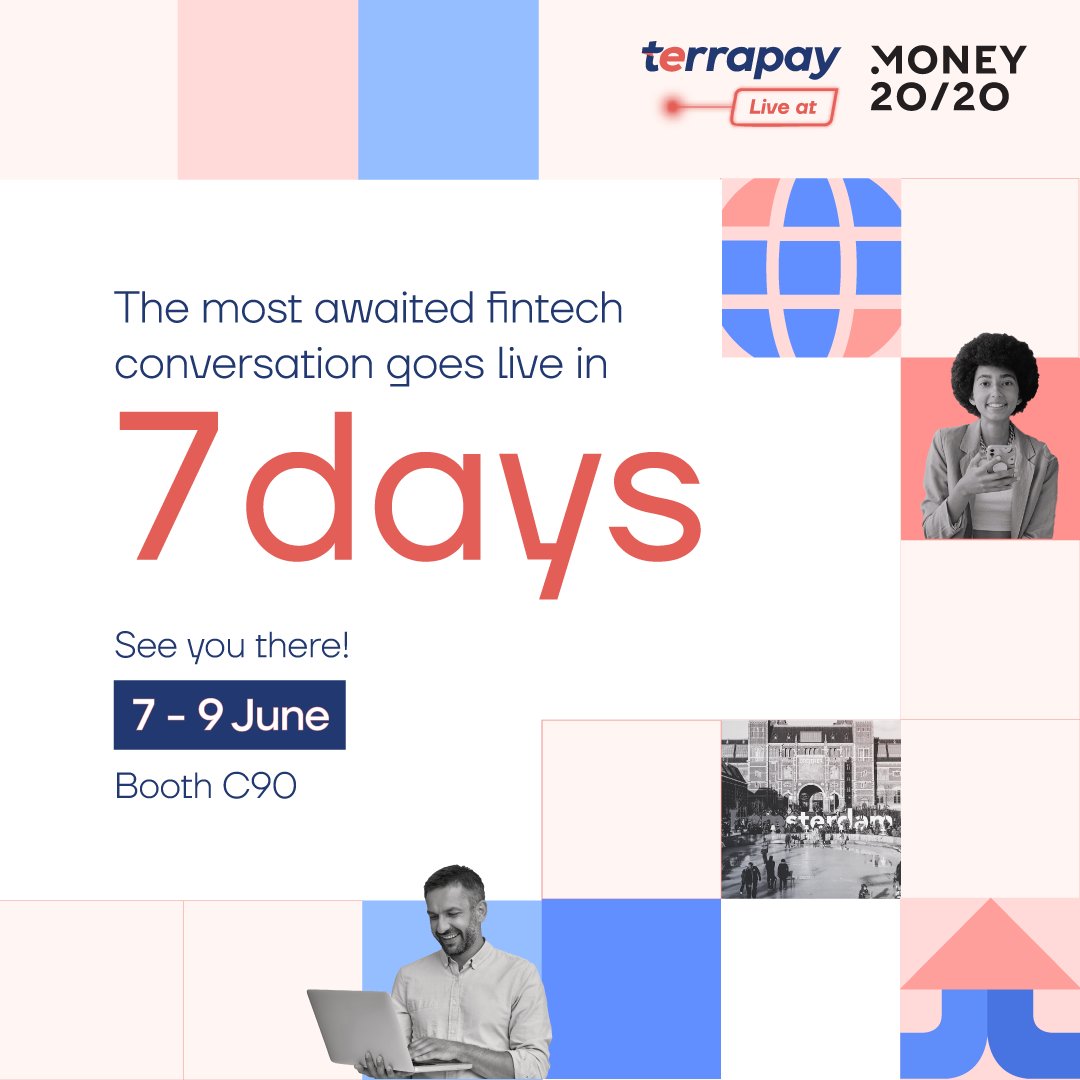 <a href="/money2020/">Money20/20</a> Europe begins next week. We are thrilled to sponsor THE biggest event for all things fintech. ​

Join us for three days of networking opportunities, mind-opening discussions, and exclusive experiences like no other. We'll be at booth no. C90. ​

#TerraPayAtM2020