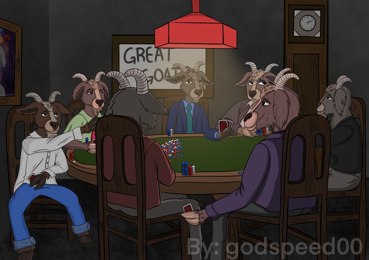 benju_el's tweet photo. Just finished this fanart for @xCodeRed5 @GreatGoatsNFT, hope you like it fam, i put a lot of effort in this one. comment if you like it. 
#Whitelist #GreatGoatsNFT #fanart #ilustration #nftart #nftcommunity #nftartist #nftproject https://t.co/5HsXTsPs0S