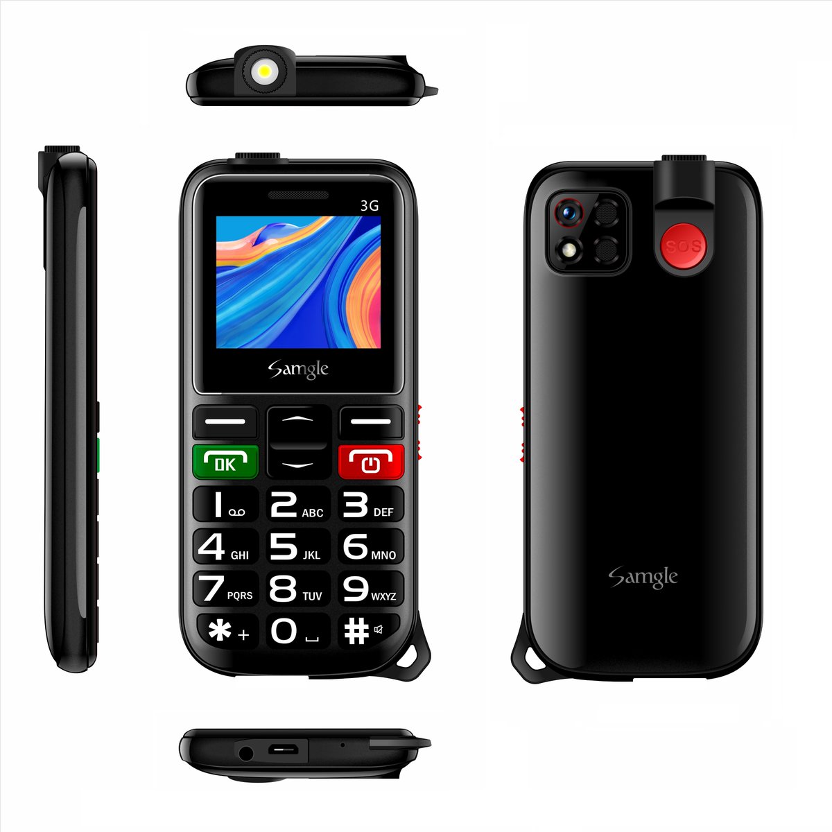 SamgleGlobal's tweet image. Samgle C5, 3G Mobile Phone, Headlamp, large battery, large horn, large button.

Samgle Feature Phone series：C5
For more information, please go to the official website：
samgle.com
#MobilePhone #FeaturePhone #BasicPhone