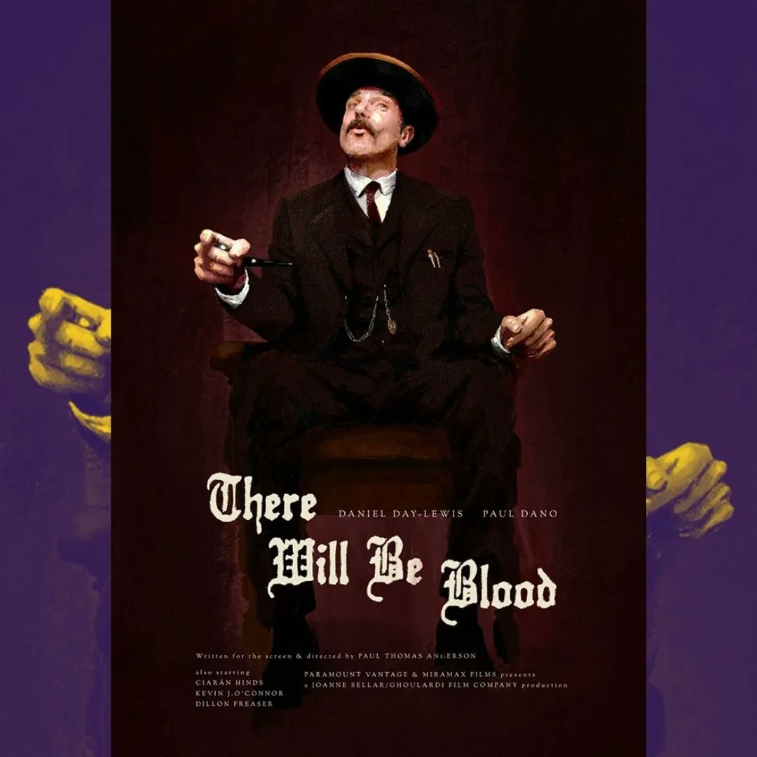 PopCultArtCo's tweet photo. There Will Be Blood (2007)
🎨 Featured Pop Culture Artists: - Karol Rogóż ( rogozkarol ), Agustin R. Michel , Steven Johnson ( @IllustratesSte ), Jamie Stark ( @Starkdesigns ),
#therewillbeblood #danieldaylewis #paulthomasanderson #pauldano #cinema #movies #danielplainview https://t.co/102jWvo5od