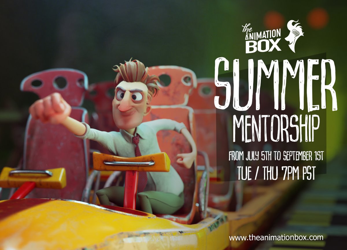 yurilementy's tweet photo. I've opened registrations for the Mentorship Summer term at The Animation Box. Please visit https://t.co/8UcqZJJM8r for more info.

Mentorship will run from July 5th to September 1st at 7:00pm PST Tue/Thu.

#animation #cartoon #3Danimation https://t.co/j8eXfLySjQ