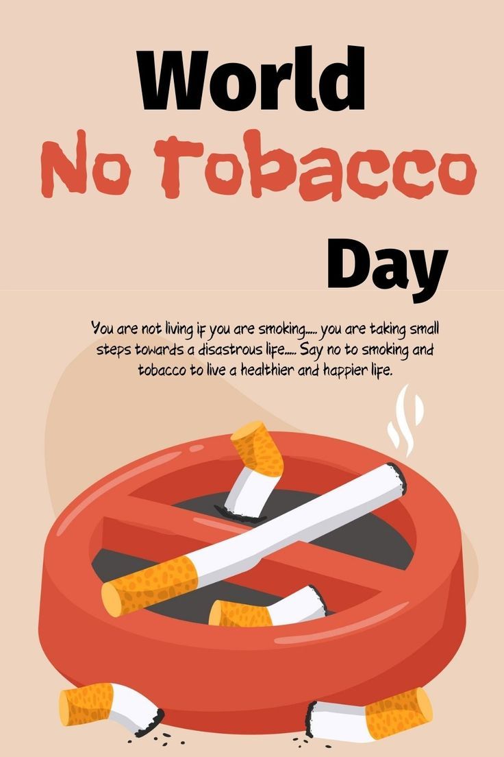 World No Tobacco Day is celebrated around the world on 31 May. This annual celebration focuses on the dangers of using tobacco.