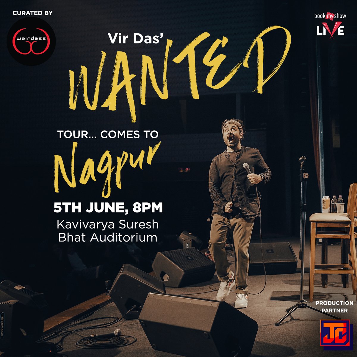 This week, the #WantedTour comes to #Pune &amp; #Nagpur! Last few seats are available for the Nagpur show. Get them here: bit.ly/Wanted-Nagpur