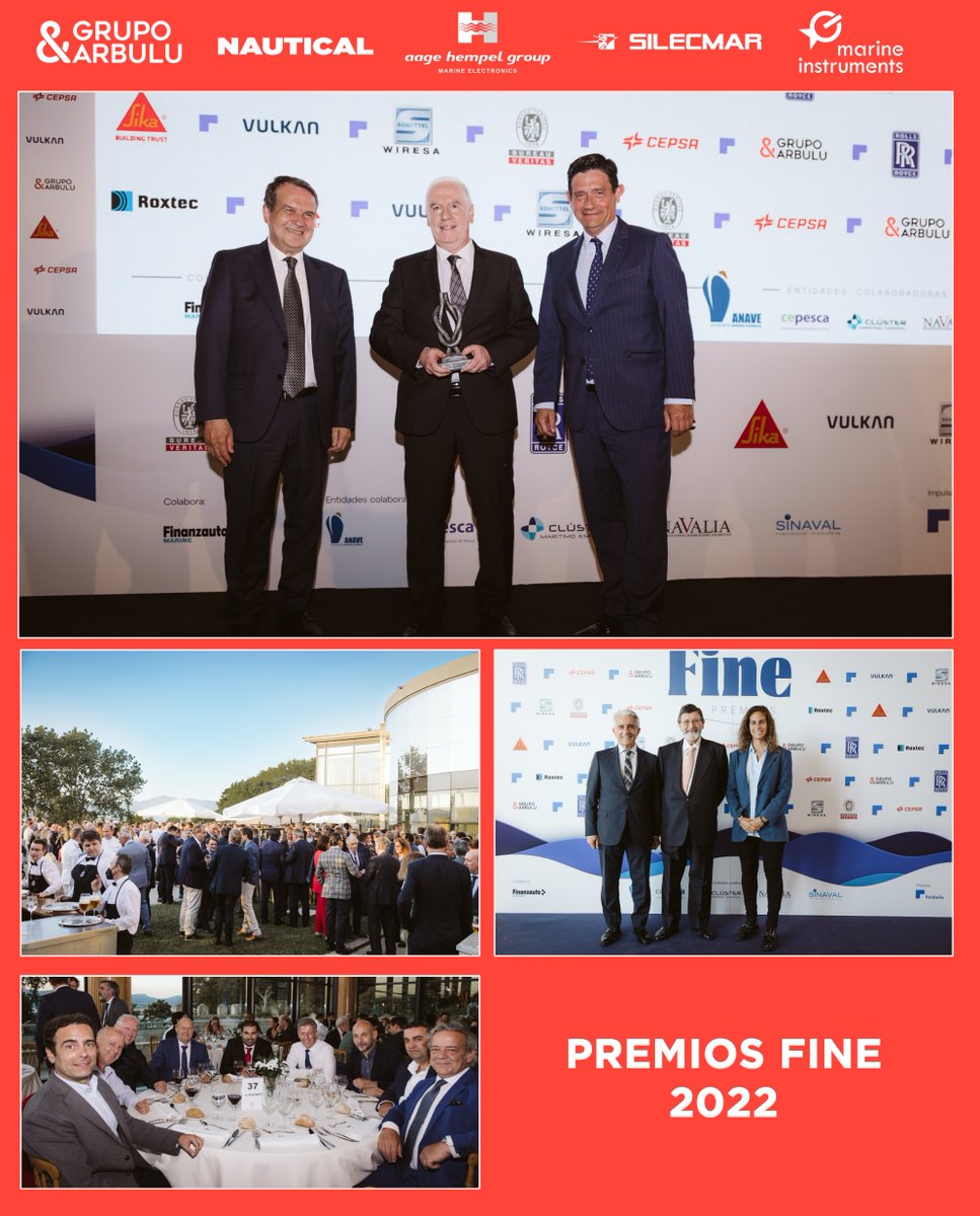 grupoarbulu's tweet photo. Last week,we attended the FINE awards. Thanks to the organization and all our clients, colleagues and partners who accompanied us in such a fantastic night. @nautical_es @aagehempel @Silecmar @MarineInstrumen #premiosfine #wearegrupoarbulu
https://t.co/A02lz9Dnnh https://t.co/p4jy7lzKWU