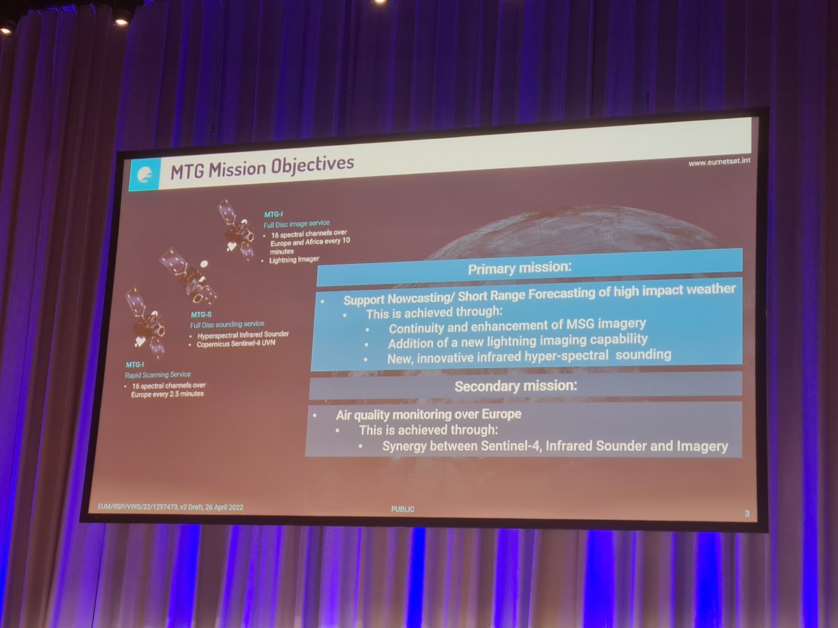 eumetsat's tweet photo. #MTG 🛰️🛰️will monitor the atmosphere tracking convection, winds and lightning to help detect and forecast rapidly developing high-impact weather, like thunderstorms #UserDays #FutureFocus https://t.co/tGsaQzhTA9