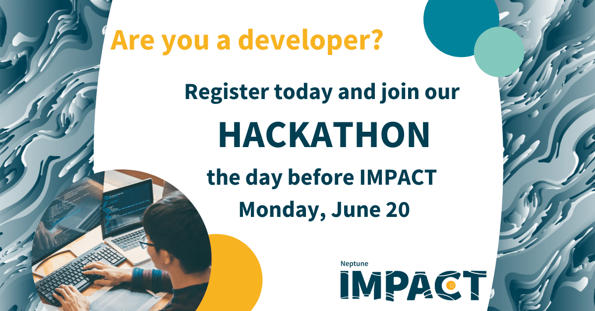mortenprom's tweet photo. Are you attending this year's #IMPACT? If you are and love to develop apps using #NeptuneDXP don't forget to sign up for our #Hackathon happening before IMPACT on June 20th! If you haven't registered yet, don't worry, it's not too late! Register today! https://t.co/5KN8IKGqtX https://t.co/o8bjgciyj3