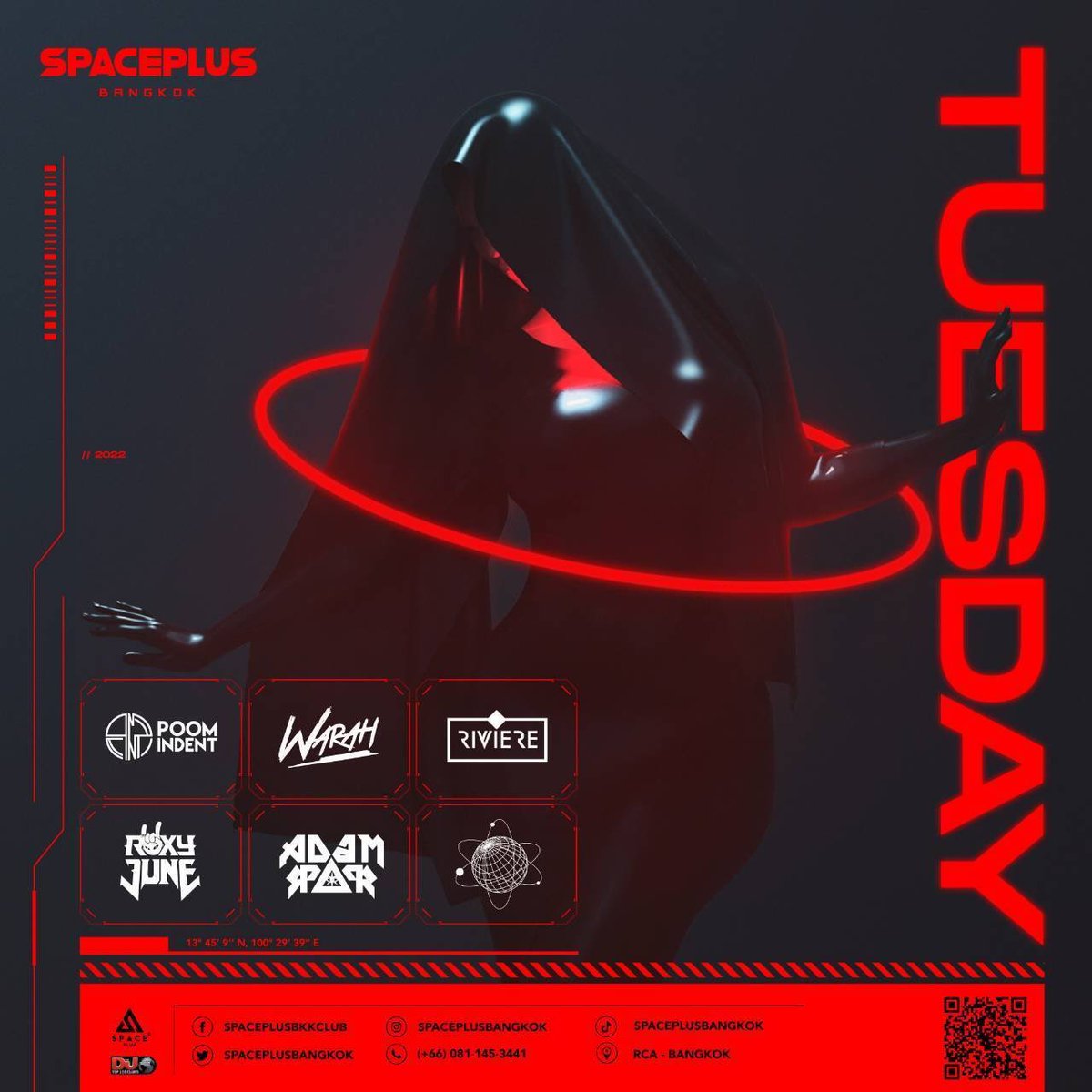 Good Morning Tuesday!
Wishing you a blooming great day!

💃 Walk in before 19:30 PM
             (limited table)

 💃 Walk-in ได้ก่อน 19:30 น. 
            (โต๊ะมีจำนวนจำกัด)

RESERVATION &amp; MORE INFO 
🔻🔻🔻🔻🔻🔻🔻🔻🔻
LINE : lin.ee/kFYT4GV
LINE ID : @spaceplusbkk