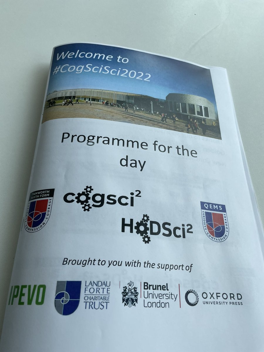 While everyone is on holiday… one of us is here getting ideas to improve the learning for our students #CogSciSci2022 applying cognitive psychology to teaching and learning