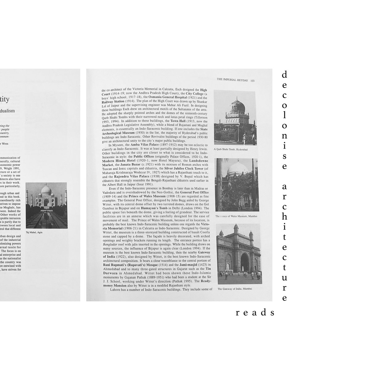 DA Reads 📖
Architecture and Independence: The Search for Identity—India, 1880–1980. 

By Jon Lang, Madhavi Desai, and Miki Desai. Delhi: Oxford University Press, 1997

‘This book examines Indian architecture in the context of the fight for and attainment of Independence.’