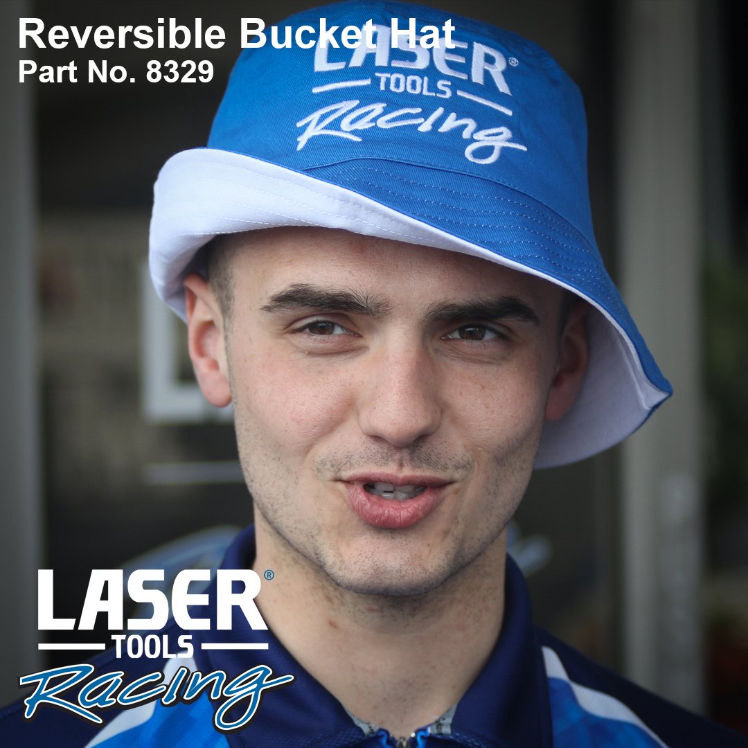 Laser_Tools's tweet image. A new favourite with the Laser Tools Racing team, this reversible bucket hat, in blue and white, offers the choice of two looks in one! Available to order now from your local Laser Tools stockist. (Part No. 8329). More details and prices on our website; toolc.uk/8329