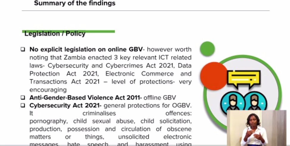 ParadigmHQ's tweet photo. Happening Now - The launch of the report 'Understanding #OGBV in Southern Africa (Zambia Report).'

Below are excerpts from @Beelanda989's presentation on the findings from the report.

https://t.co/SjgAi0WXis https://t.co/DUp4UsRBUu