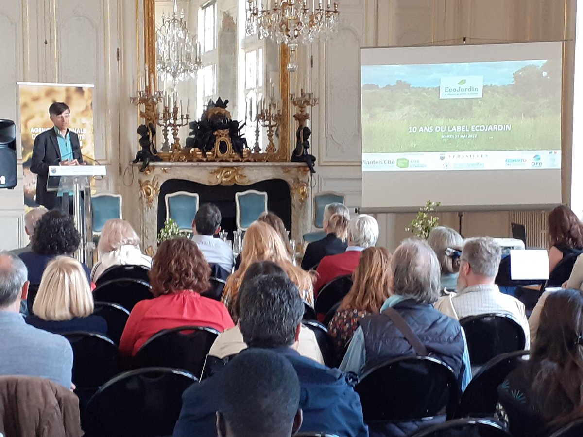 Ce 31 mai, journée des 10 ans du label EcoJardin <a href="/Label_EcoJardin/">Label EcoJardin</a>. Partenaires et labellisés sont réunis à <a href="/Versailles/">Versailles</a> pour partager les pratiques de gestion écologique des #espacesverts #biodiversité 665 sites labellisés + de 100 structures engagées. label-ecojardin.fr