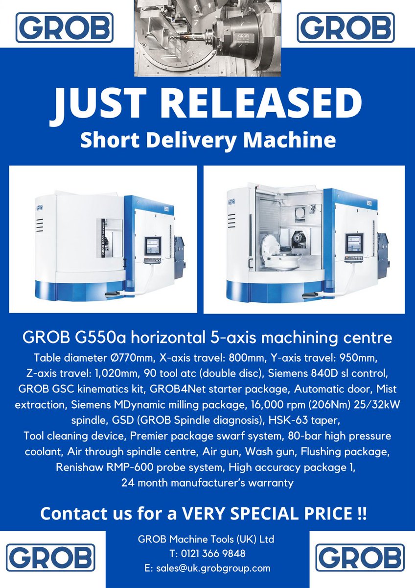 GROB Machine Tools (UK) Limited tweet media
