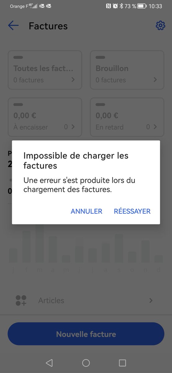 djxavius's tweet photo. L'onglet facturation de l'application #sumup ne fonctionne toujours pas depuis 1 mois.
Comptez-vous faire quelque chose @SumUp ? https://t.co/wp7F7msppj