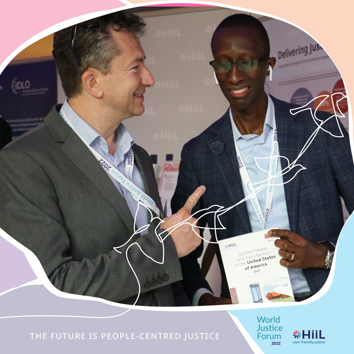 HiiL and <a href="/IAALS/">IAALS</a>’s first session is starting now. Join <a href="/mgramatikov/">Measuring Justice</a> for an interactive dialogue about the importance—and the challenges—of moving from data to action and realising #PeopleCentred #justice for all and #SDG16 w/ <a href="/logan_d_cornett/">logan cornett</a> <a href="/edgarkuhimbisa/">Edgar Kuhimbisa</a> <a href="/bkaytk/">Brittany KT Kauffman</a> <a href="/AlejandroWJP/">Alejandro Ponce</a>