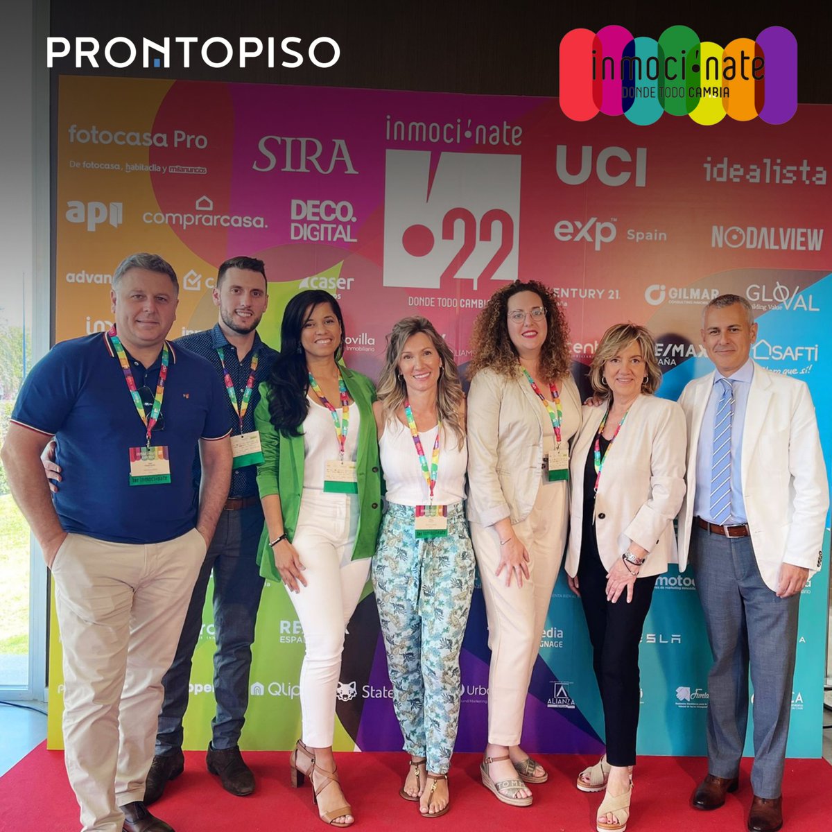ProntoPiso's tweet image. 💼El equipo de Domus ProntoPiso, junto con Yolanda Ferrer, Directora del dept. de Servicers 🔑 de @Prontopiso, acudieron los pasados 26 y 27 de mayo al 
mayor evento inmobiliario de habla hispana: #Inmociónate.🏘️

🤝Nadie mejor que este ellos para representar a Prontopiso.🚀