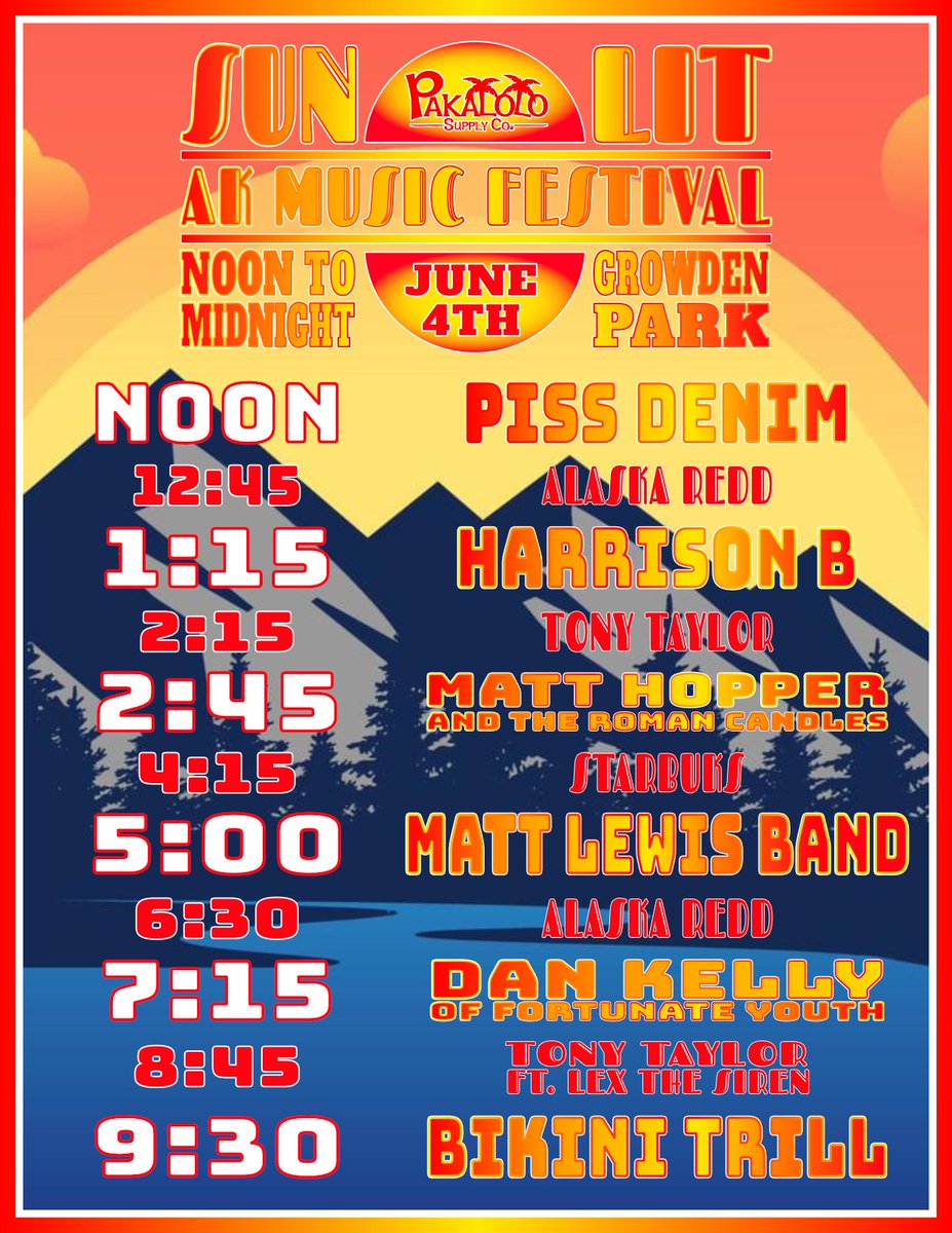 Pakalolosc's tweet photo. Who's coming out to the ballpark on Saturday?  #sunlitakmusicfest
Tickets 🎫🎫 - https://t.co/nG5KtlVznU https://t.co/nQilDNgTc8