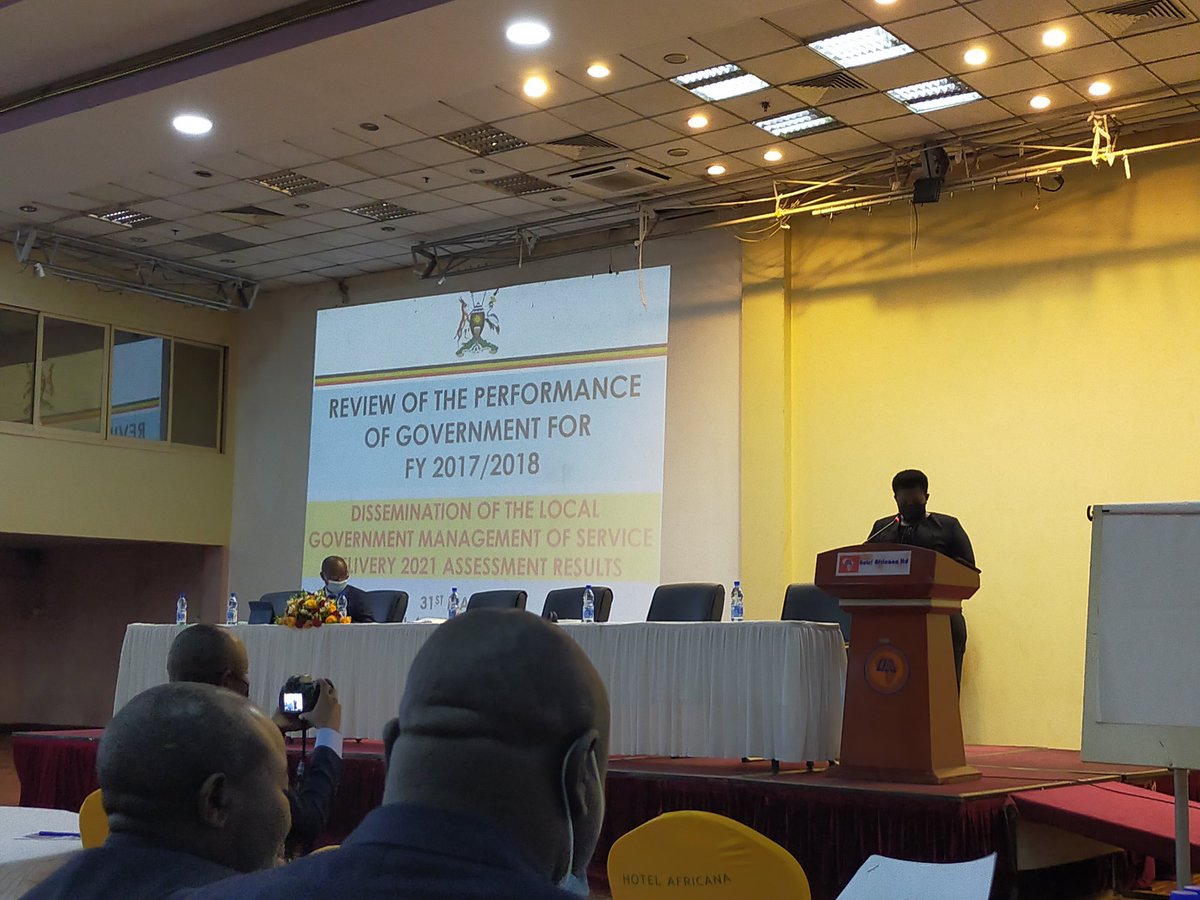 Minister of General Duties <a href="/JustineLumumba/">Justine Kasule Lumumba</a>: This assessment is one of the many components under the Inter-government Fiscal Transfer Reform Program arisiy out of the decentralization reforms. 
#ChimpReportsNews <a href="/OPMUganda/">Office of the Prime Minister - Uganda</a>