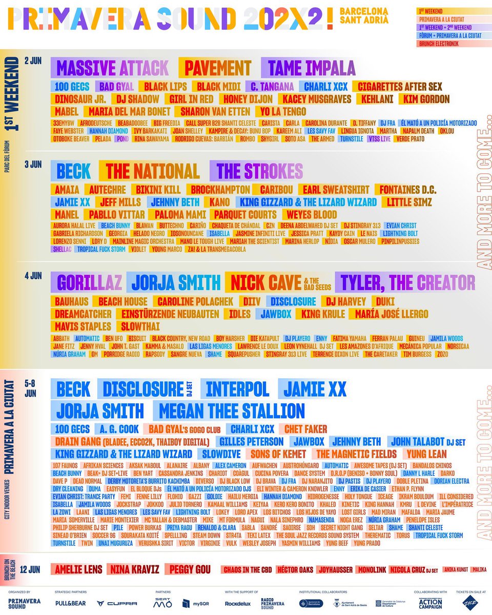 _molljayne's tweet photo. Selling day tickets to @Primavera_Sound in Barcelona            (Weekend 1) Thursday,Friday and Saturday https://t.co/vEfqijMOvJ