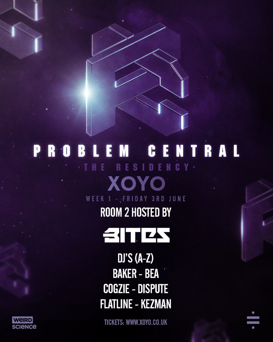 Bites (@bitesdnb) on Twitter photo This Friday we are supporting <a href="/problem_central/">Problem Central</a> at XOYO and taking over room 2, we hope you can join us there for our first London show 🦷🔥 Tickets:
premier.ticketek.co.uk/shows/show.asp… This Friday we are supporting <a href="/problem_central/">Problem Central</a> at XOYO and taking over room 2, we hope you can join us there for our first London show 🦷🔥 Tickets:
premier.ticketek.co.uk/shows/show.asp…
