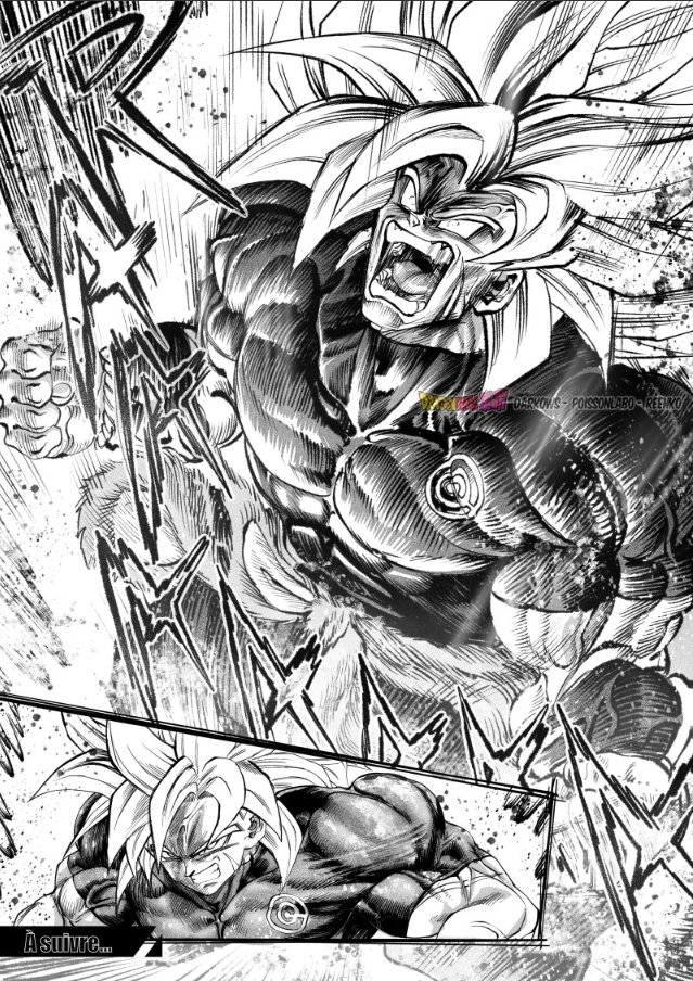 Broly going berserk (from dragon ball kakumei fanmanga) : r