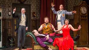 9Reviewer's tweet photo. #THEATRE #REVIEW: The Play That Goes Wrong - @mischiefcomedy @PalaceAndOpera @playgoeswrong #comedy #farce #playgoeswrong #Manchester #uktour - here - https://t.co/IvtjlQOAJ8 https://t.co/CbNZG9wb3M
