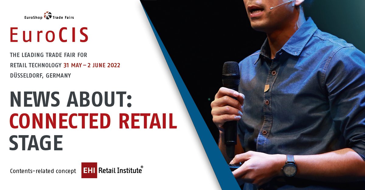 EuroCIS's tweet image. Our #ConnectedRetail stage program is full of exciting topics. Come by and get interesting insights, every talk will also be streamed. Click here to watch our experts online 👉 sohub.io/9spr

#EuroCIS #EuroCIS2022 #MesseDuesseldorf #RetailTechnology #FinallyTradeFair