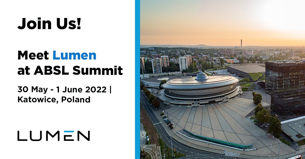 SteveFalkus's tweet photo. Don't miss out on meeting the #LumenEMEA team on May 31st at the ABSL Summit in Katowice, Poland 💥https://t.co/X55v7XDXGi https://t.co/Ee3mH5b1pb https://t.co/6nmEABbSjb