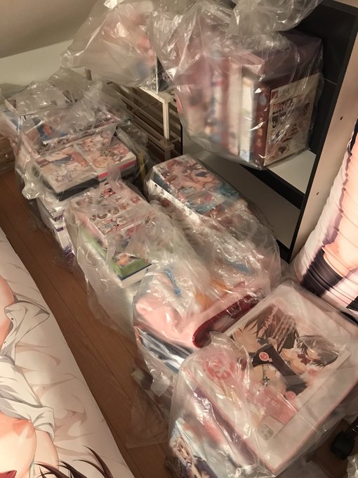 掃除してる。ゴミ袋に入れて捨てる訳ではない。
ここにあるのは2014年くらいからので過去作は押し入れの奥深くに眠ってる。 