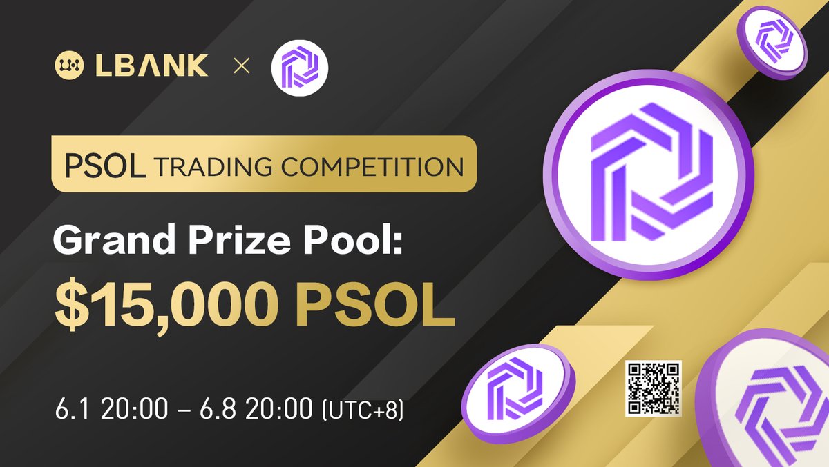LBank_Exchange's tweet photo. 🔆 To celebrate the listing, we will give away $15,000 PSOL to the participants in our PSOL(Parasol Finance) Trading Competition! @parasol_finance 

🔔  6.1 20:00 - 6.8 20:00 (UTC+8)

🔶 Details: https://t.co/7nGbbZNgXq

#crypto #giveaway https://t.co/uXI7iLk6qY