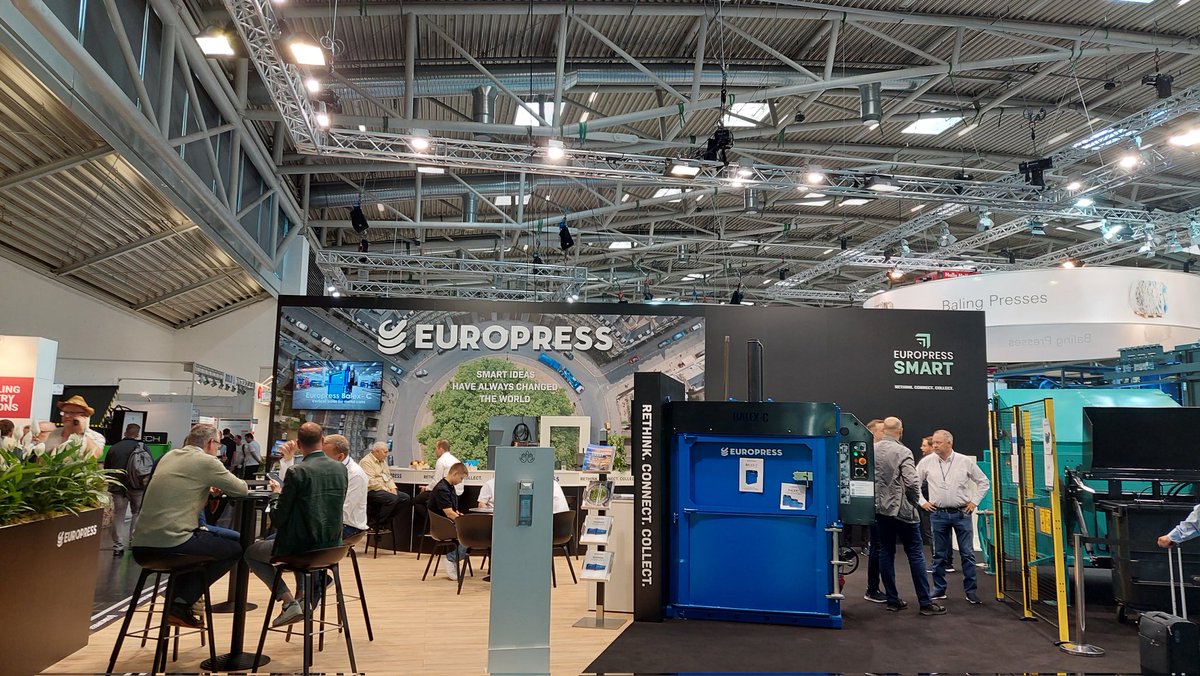 How does Europress digital SMART system help your waste management to save costs and co2 emissions? Come and see how clever SMART is. Day two has started busy in IFAT. Come visit Europress booth B5 151/250   #IFAT2022 #EuropressSMART #ifatmunich #Ifat