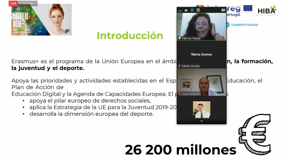 FinnovaEU's tweet photo. 👍Continuamos con Patricia Tejada, de @FinnovaEU hablando de las #oportunidades financieras del #ProgramaErasmus+ de la Unión Europea👥
#proyectos #resolucióndeproblemas #mercadolaboral #Cooperation https://t.co/soRcWZFpDe