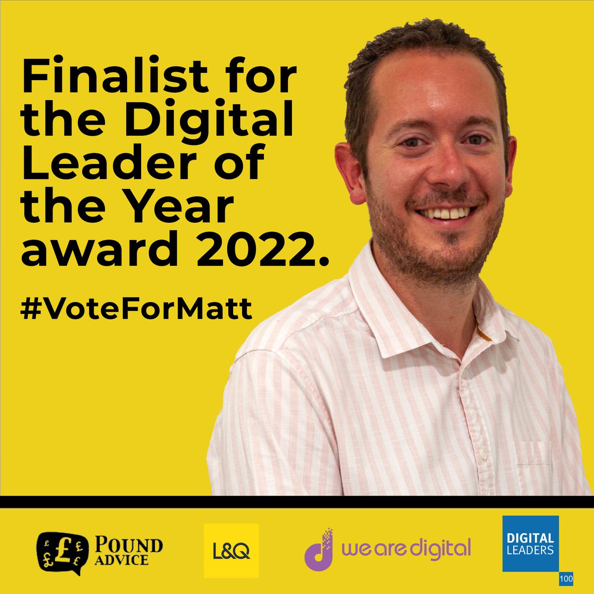 We couldn't be where we are without @lqhomes working together to help over 8,400 people and awarding customers a collective of £29 million.

To vote for Matt please visit hubs.la/Q01cqnvm0 

We thank you for the support!

#DL100 #DigitalLeaders #VoteForMatt