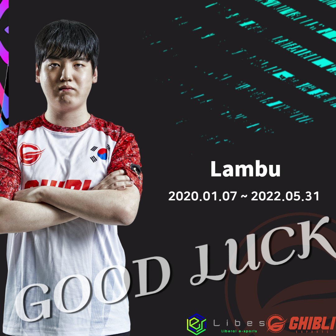 [📢]

기블리 이스포츠는 'LAMBU' 박찬혁 선수 'ADDER' 정지훈 선수와 협의 하에 계약을 종료하게 되었습니다.
최고의 오더를 보여주던 LAMBU 박찬혁선수와 막강한 피지컬을 보여준 ADDER 정지훈 선수에게 진심으로 감사드리며 선수들의 빛나는 앞날을 응원하겠습니다.

감사합니다.

 #LAMBU #ADDER