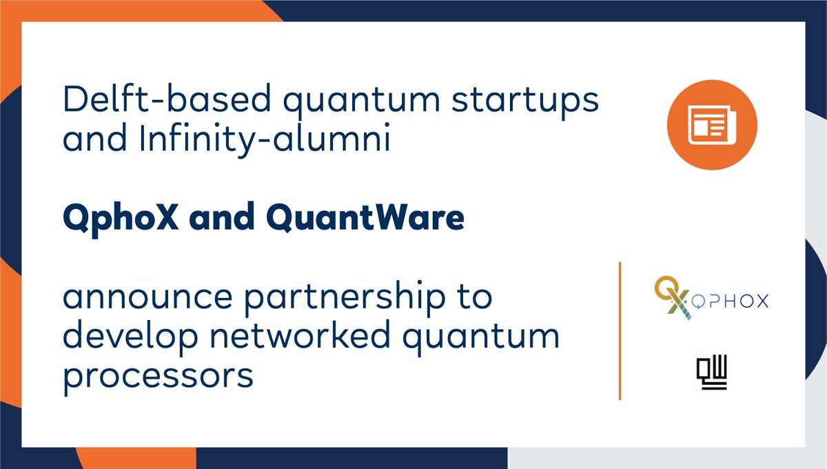 NEWS! Our community members QphoX and QuantWare announce their partnership to develop networked Quantum Processors. Read the details in the press release here: quantware.eu/press/delft-qu… #QDNL
