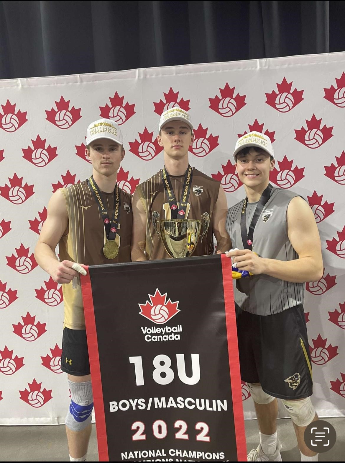 Louis Riel School Division Last Week Three Lrsd Athletes Won The 22 U18 Men S Canadian National Volleyball Championship With The Jr Bison Volleyball Club In Edmonton The Team Went Undefeated