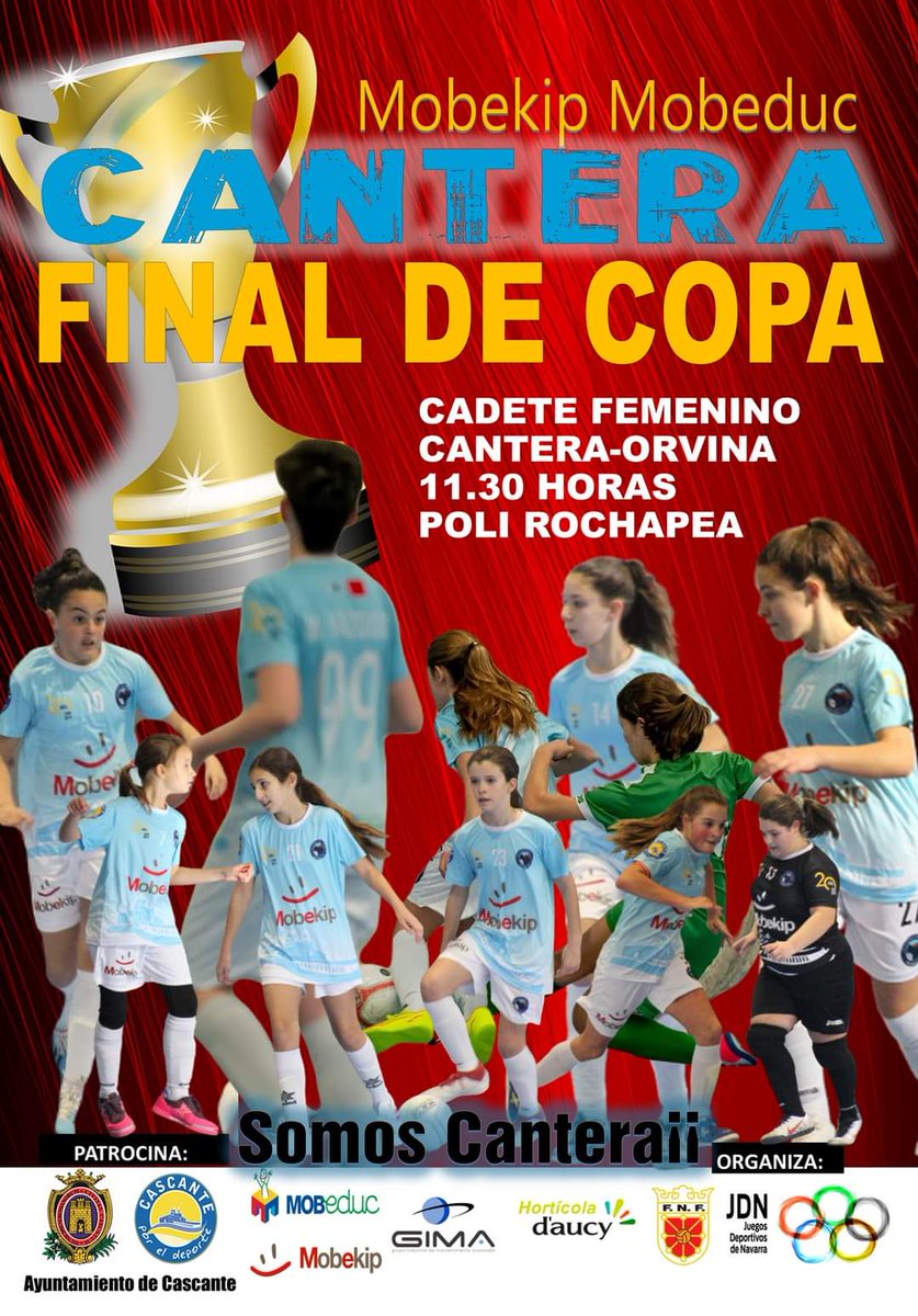 Este sábado nuestras chicas pueden hacer doblete!!! Vamos cantera 💙🤍💙