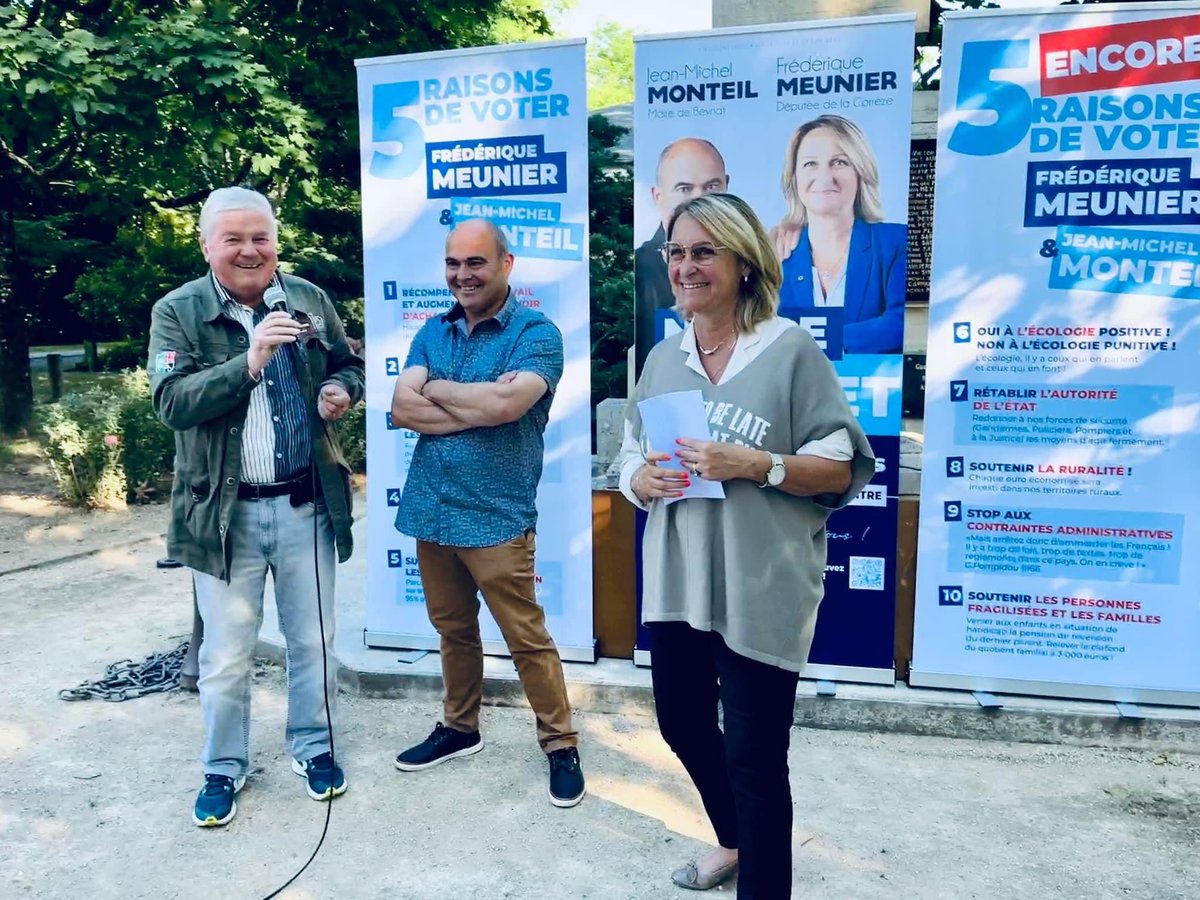 PourlaCorreze's tweet photo. #2èmeCirco | Une très belle ambiance hier lors de l’apéro campagne de Frédérique #MEUNIER &amp; Jean-Michel #MONTEIL, + de 200 personnes étaient présentes à Malemort ! https://t.co/IkeKl8UDks