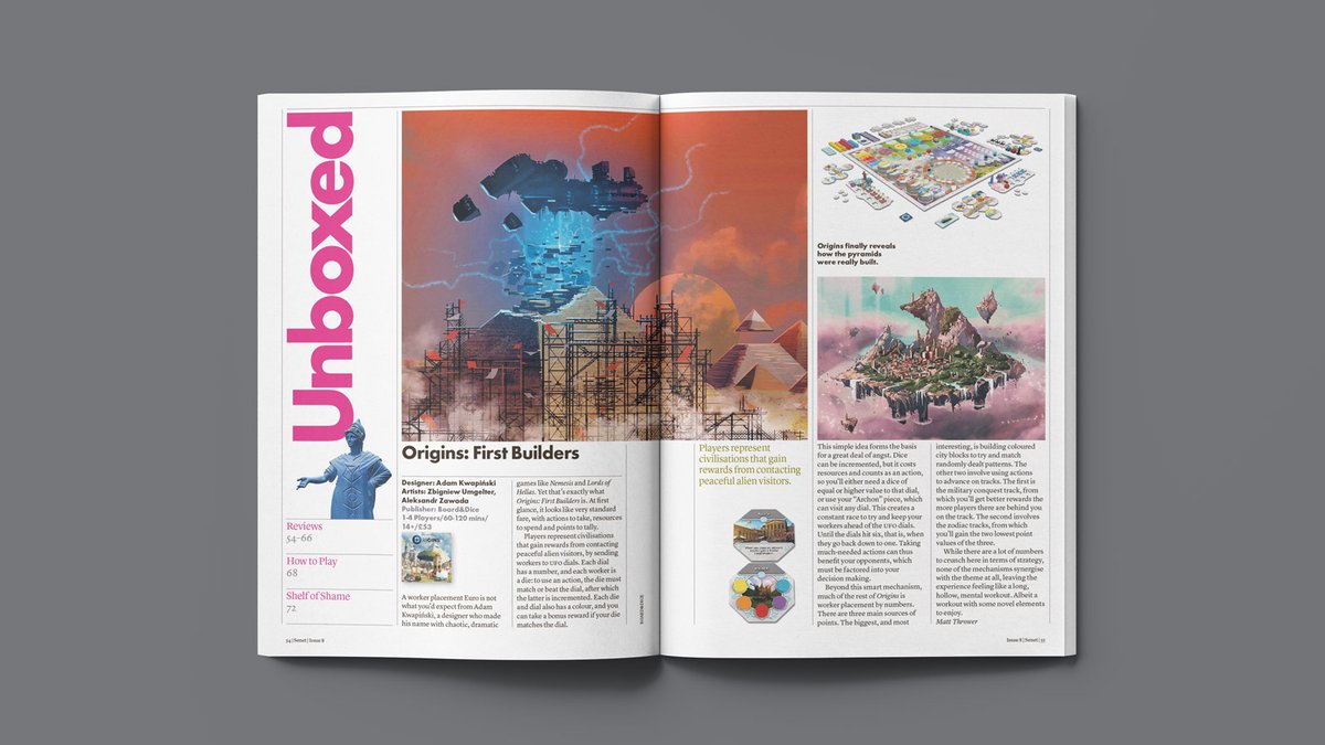@senetmagazine (@senetmagazine) on Twitter photo Issue 8 is out now! Featuring reviews of Crescent Moon, Caper: Europe, Origins: First Builders and Long Shot: The Dice Game. Go to senetmagazine.com to order a copy or subscribe. <a href="/OspreyGames/">Osprey Games 🎲</a> <a href="/KeymasterGames/">Keymaster Games</a> <a href="/BoardAndDice/">Board&Dice</a> <a href="/ChrisHandy/">Chris Handy</a> #boardgamesarebeautiful Issue 8 is out now! Featuring reviews of Crescent Moon, Caper: Europe, Origins: First Builders and Long Shot: The Dice Game. Go to senetmagazine.com to order a copy or subscribe. <a href="/OspreyGames/">Osprey Games 🎲</a> <a href="/KeymasterGames/">Keymaster Games</a> <a href="/BoardAndDice/">Board&Dice</a> <a href="/ChrisHandy/">Chris Handy</a> #boardgamesarebeautiful