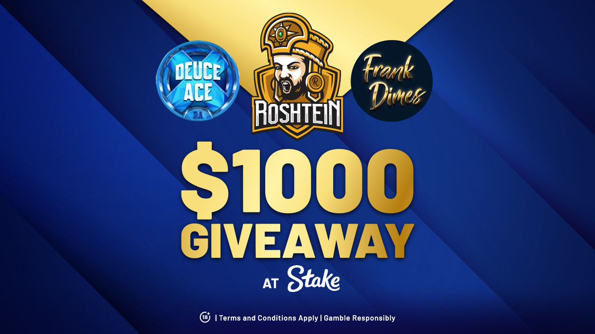 SPECIAL GIVEAWAY! #2🎁WIN $1000 AT 
<a href="/Stake/">Stake.com</a>!🤑

1⃣ Follow, Like and Retweet!
2⃣ Comment your Stake username + tag 3 friends

You have to be signed up at <a href="/Stake/">Stake.com</a> with code ROSH/JAY/DIMES to be able to win!

⏳Giveaway ends Wednesday 8th of June!

#giveaway #casino #crypto #roshtein